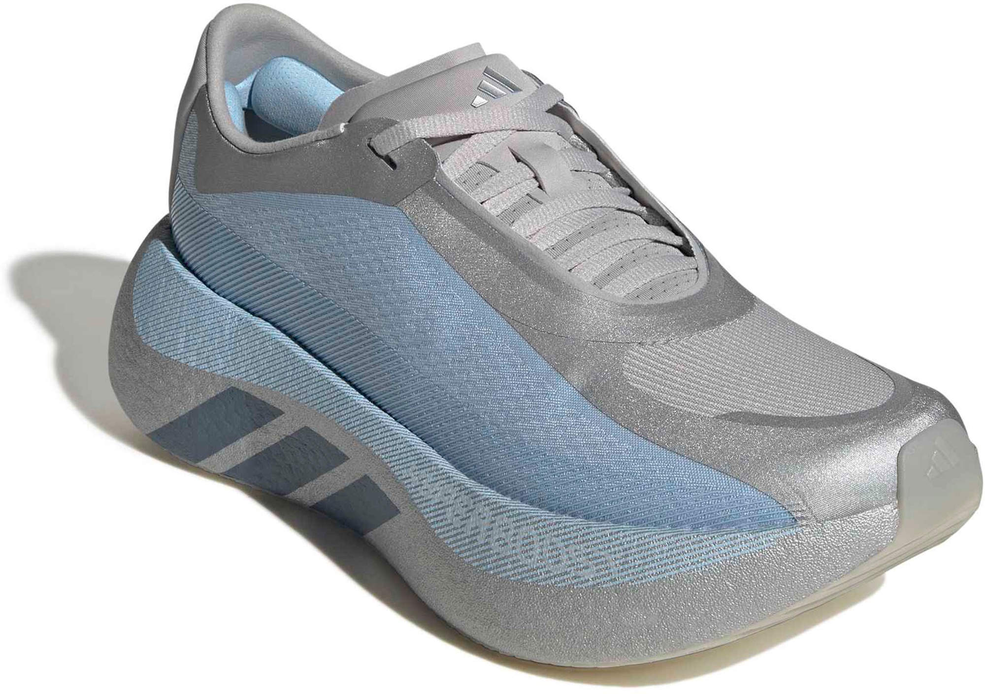adidas Women's Hyperboost Edge Running Shoes - Grey Two/Steel Rw/Clear Sky - View 8