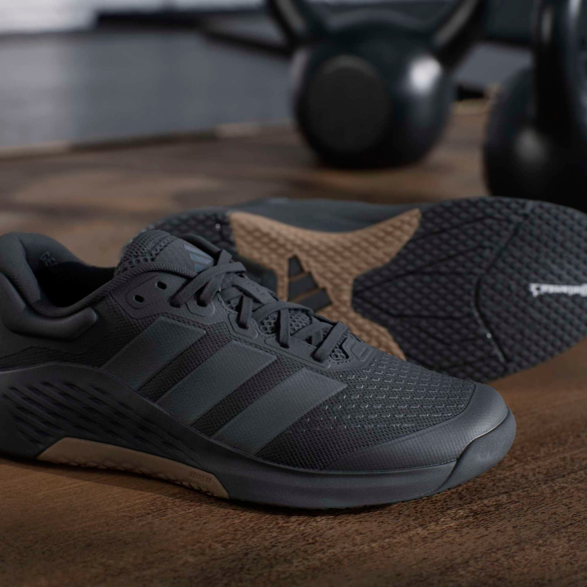 adidas Men's Dropset 4 Training Shoes - Core Black/Grey Five/Core Black - View 2