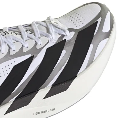 adidas Men's Adizero EVO SL EXO Running Shoes - White/Black/Metallic - View 8