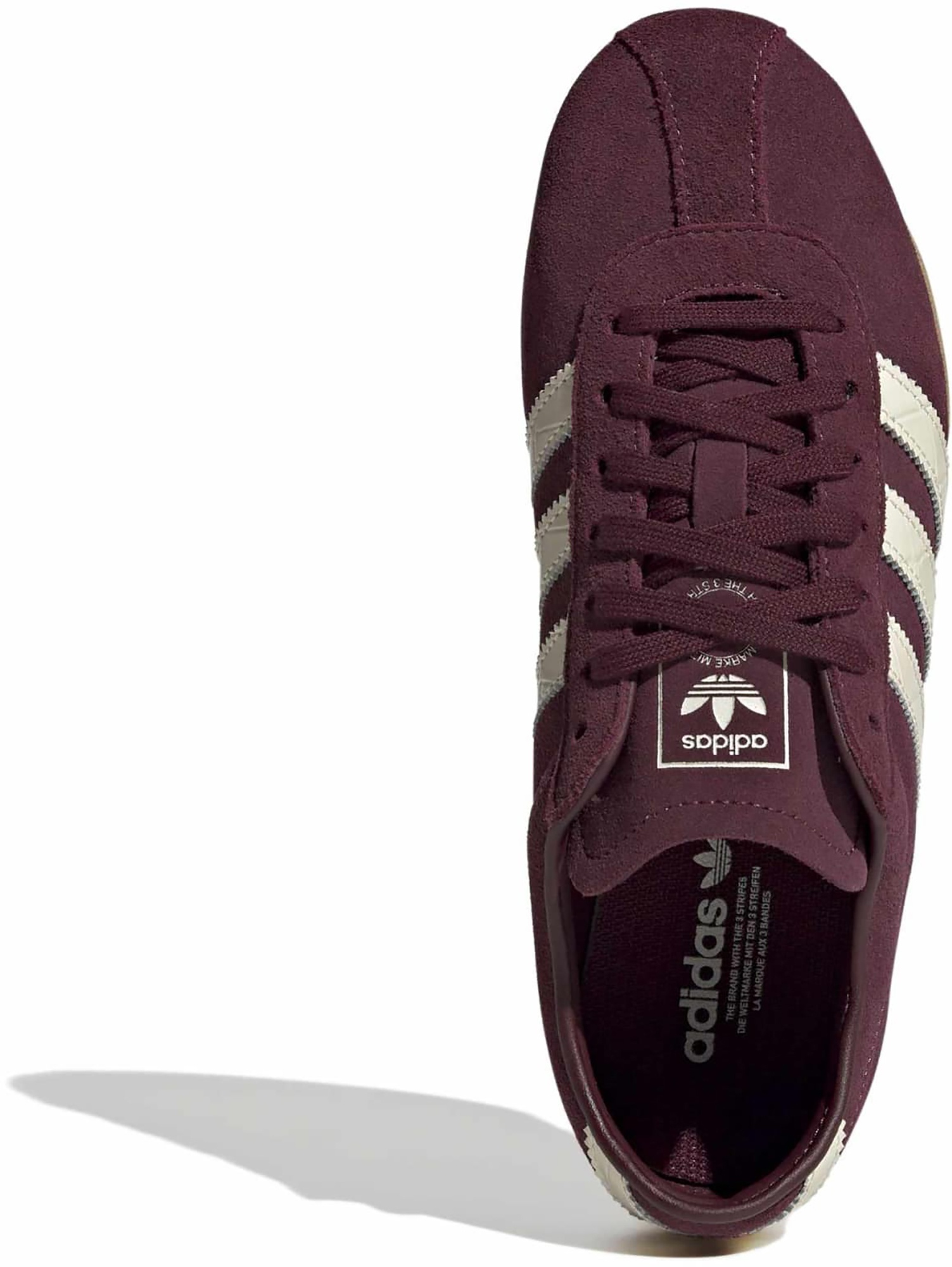 adidas Women's Tokyo Shoes - Suede/Croc Maroon/Cream - View 3