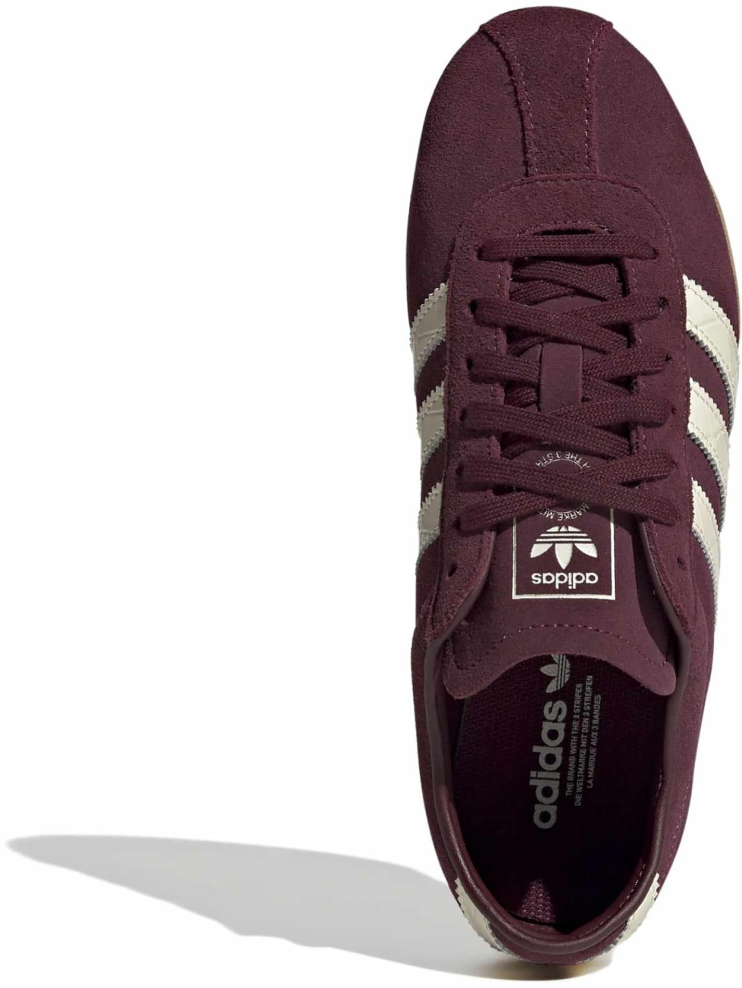 adidas Women's Tokyo Shoes - Suede/Croc Maroon/Cream - View 3