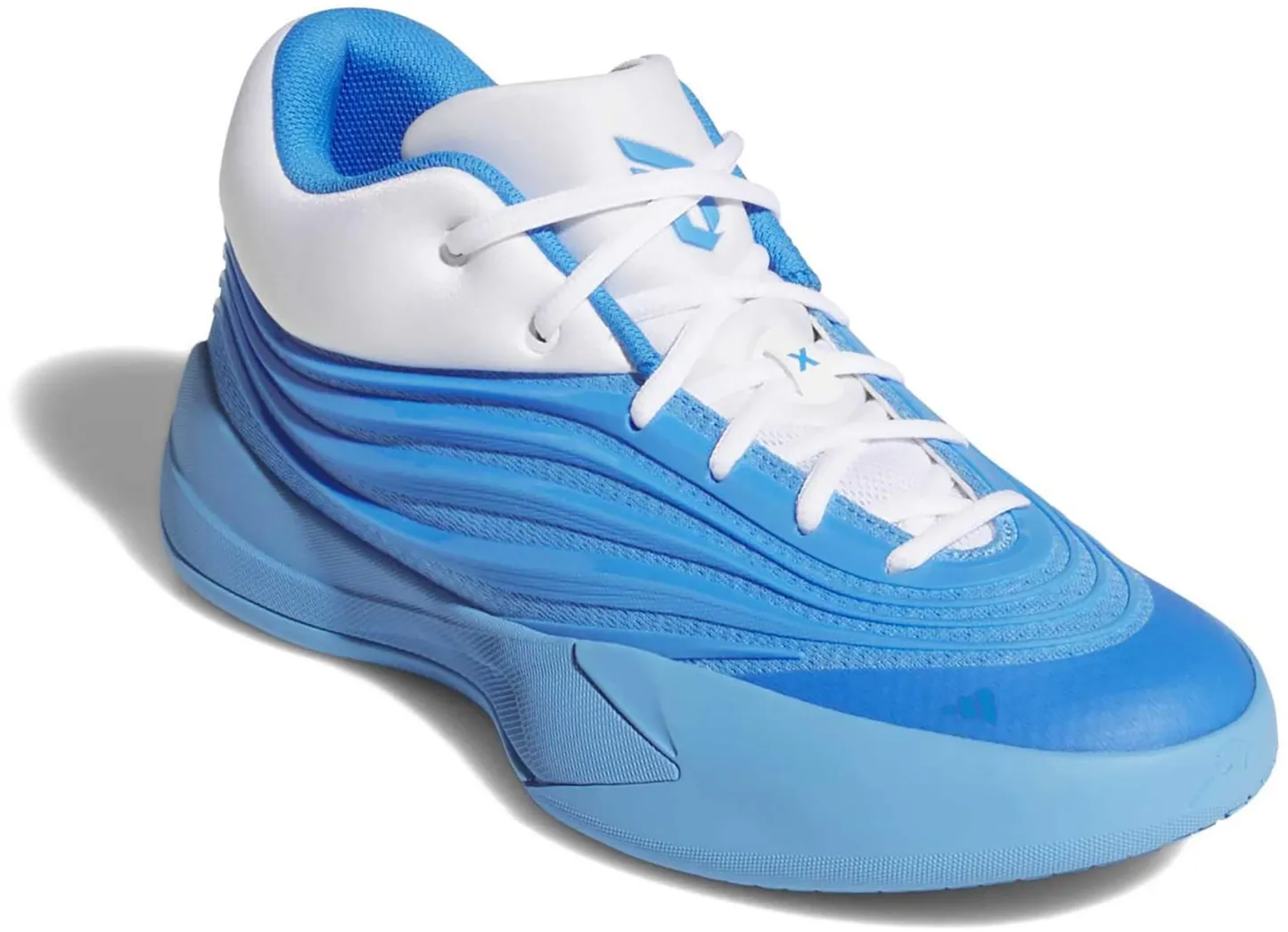 adidas Dame X 'Lucid Aqua' Basketball Shoes - Blue/White - View 5