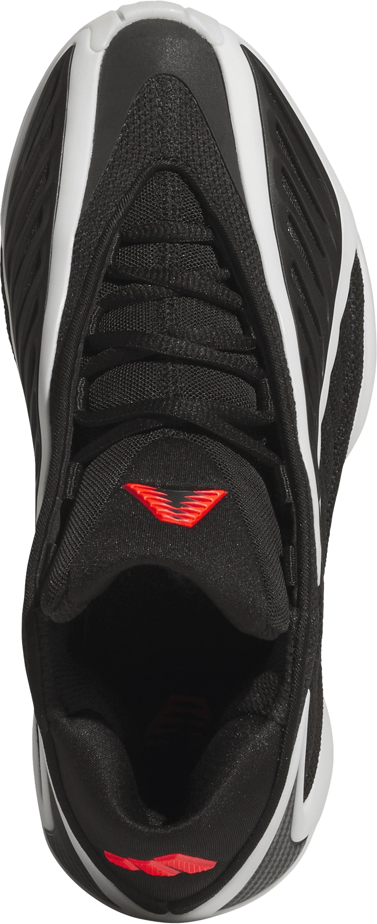 adidas Kids' Grade School Anthony Edwards 2 'Core Black' Basketball Shoes - Black/White/Red - View 2