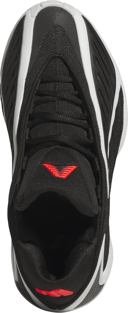 adidas Kids' Grade School Anthony Edwards 2 'Core Black' Basketball Shoes - Black/White/Red - View 2