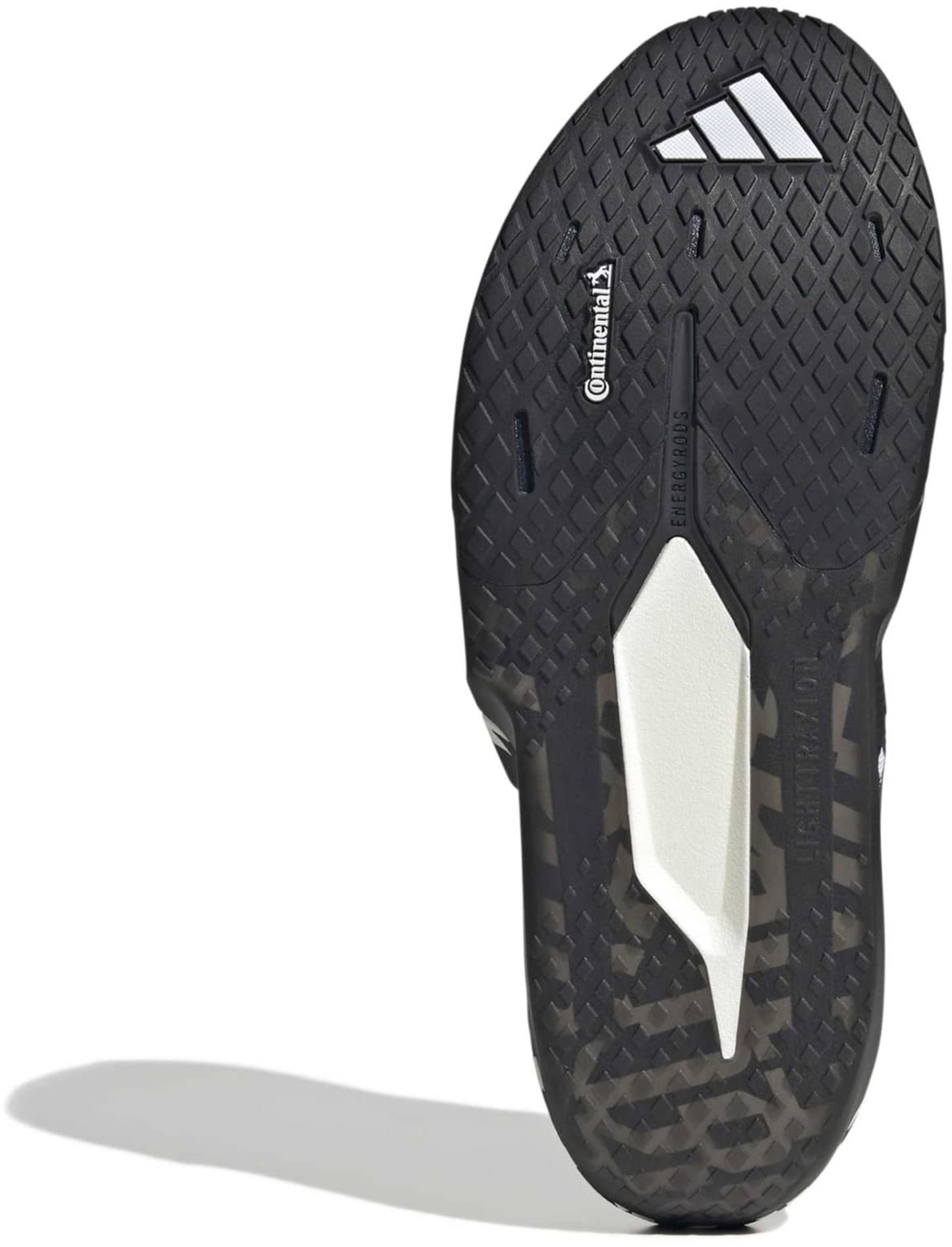 adidas Men's Adizero Dropset Pro Training Shoes - White/Black - View 3