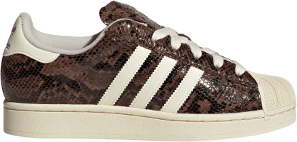adidas Women's Superstar II Shoes - Brown Snakeskin - View 1