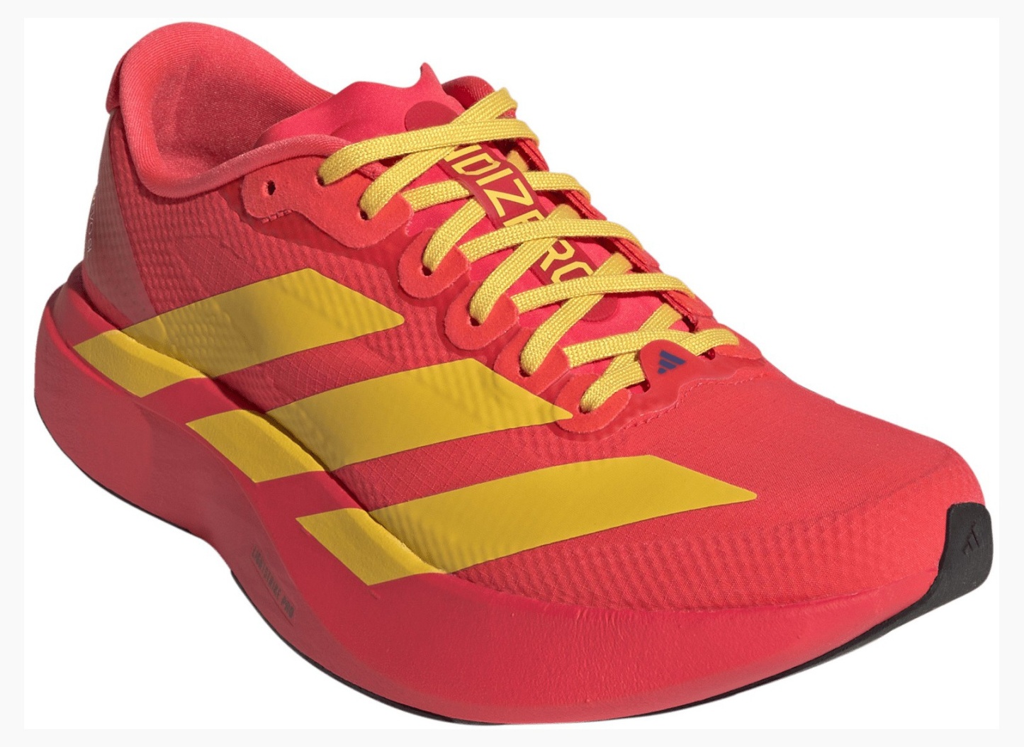 adidas Women's Adizero EVO SL Running Shoes - Lucid Red/Bold Gold/Semi Lucid Blue - View 5
