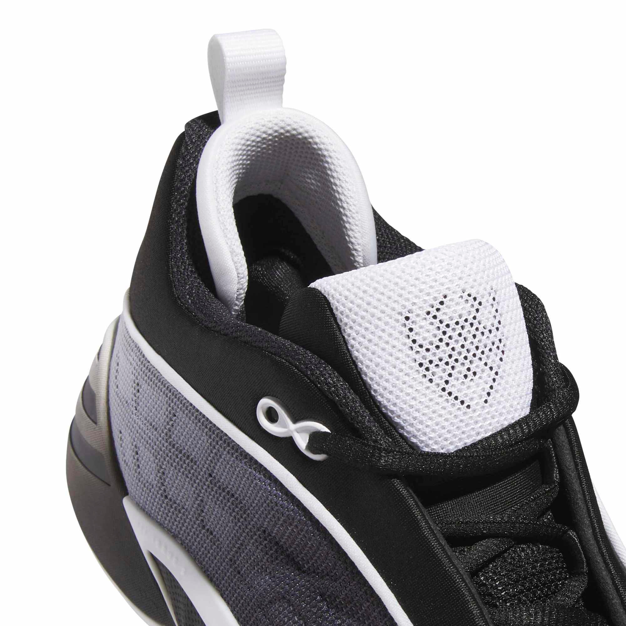 adidas D.O.N. Issue #8 Basketball Shoes - Ftwr White/Core Black/Ftwr White - View 2