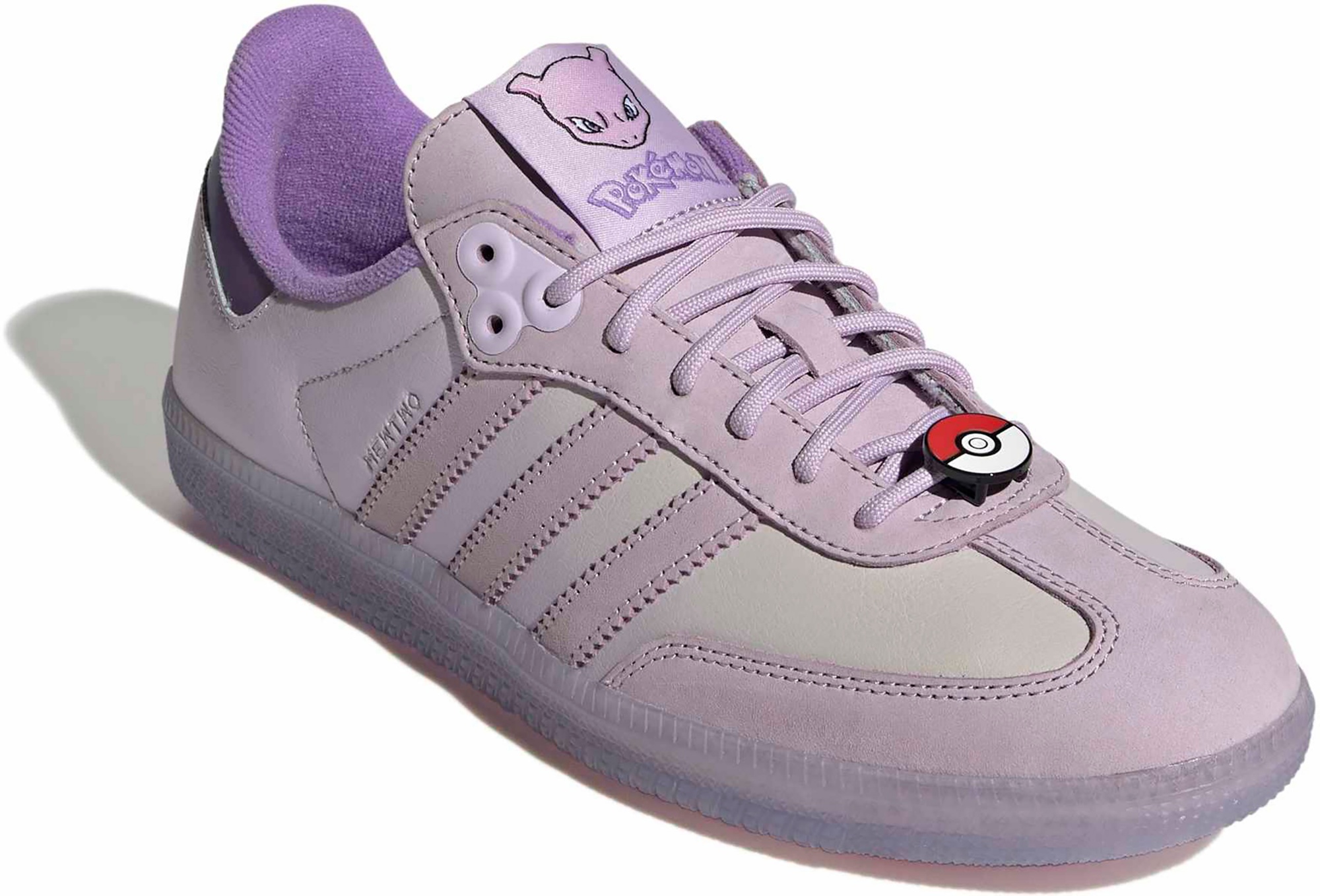 adidas x Pokémon Samba OG Shoes - Ice Lavender/Violet Fusion - View 5