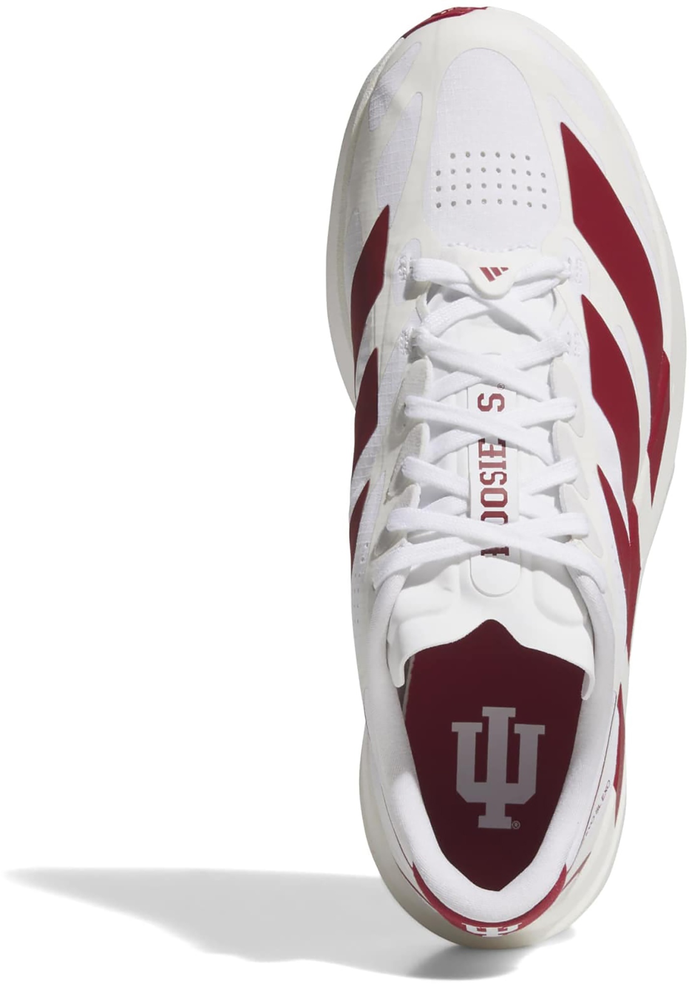 adidas Men's Adizero EVO SL EXO Indiana Running Shoes - Ftwr White/Team Victory Red/Team Victory Red - View 3