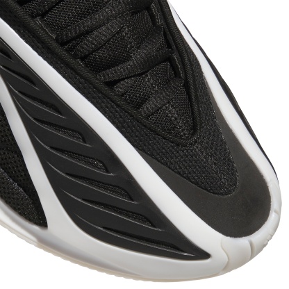 adidas Kids' Grade School Anthony Edwards 2 'Core Black' Basketball Shoes - Black/White/Red - View 8