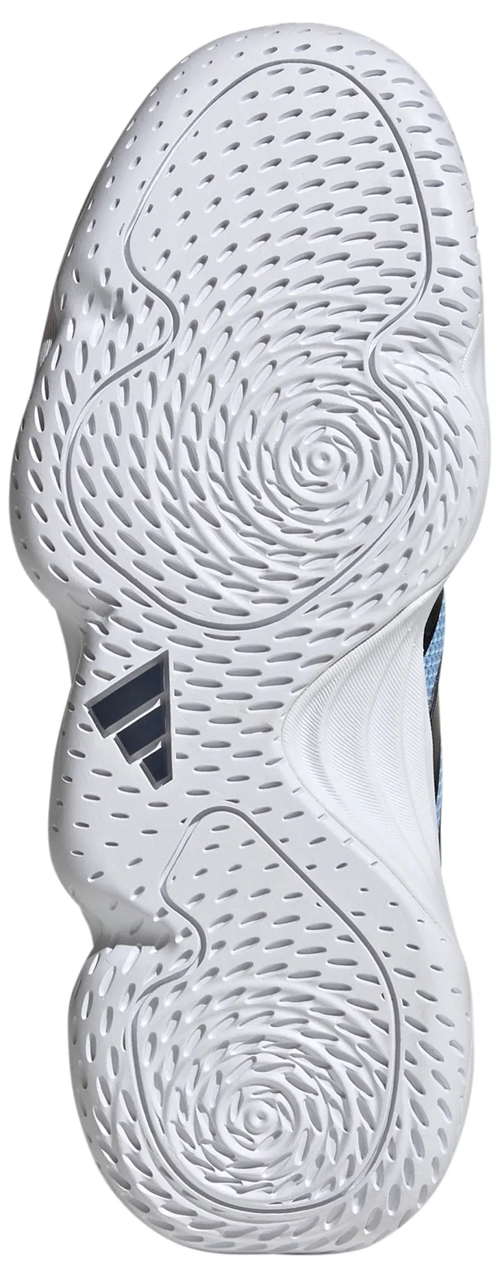 adidas Women's Court Stabil Volleyball  Shoes - White/Bright Royal - View 3