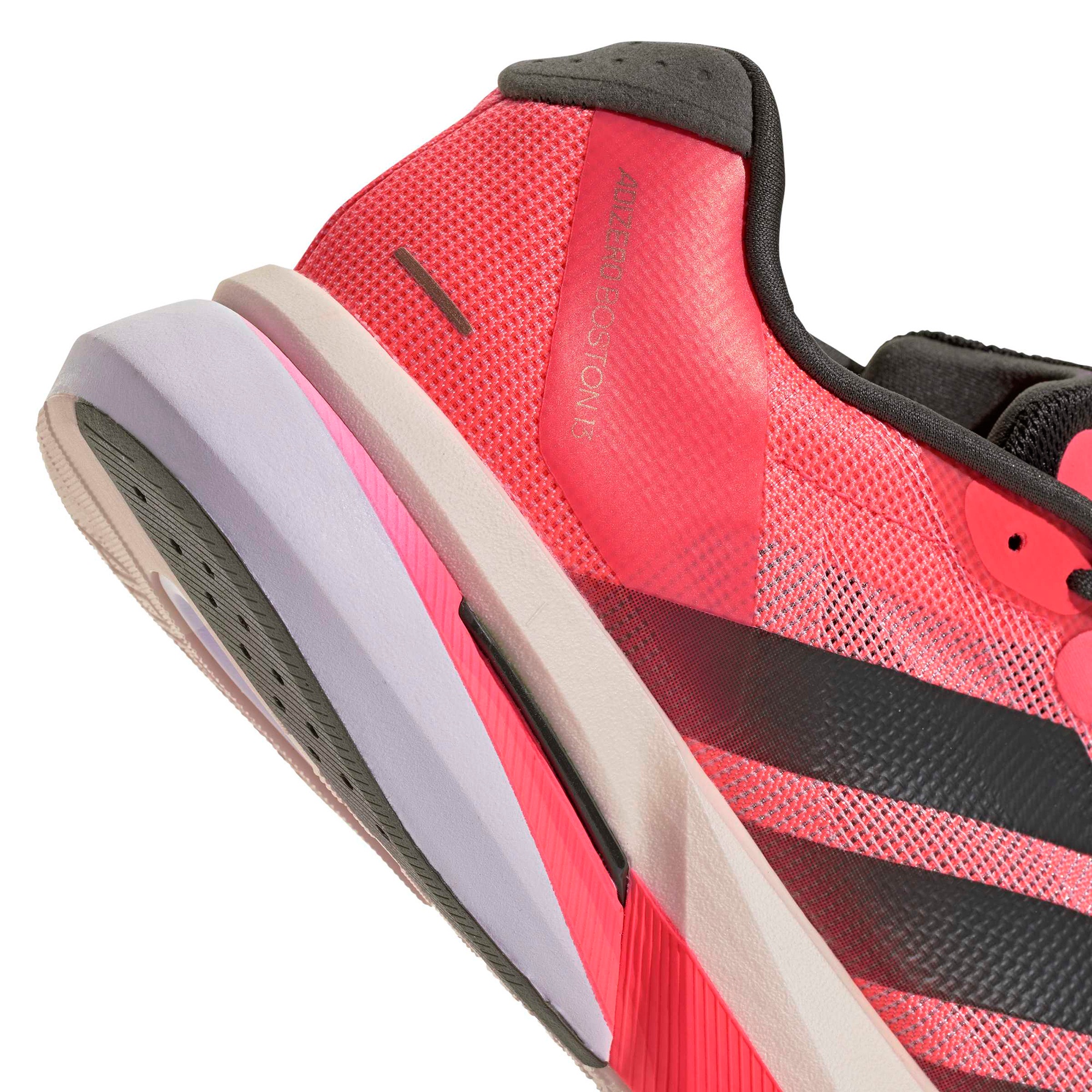 adidas Men's Adizero Boston 13 Running Shoes - Solar Turbo/Carbon/Charcoal - View 4