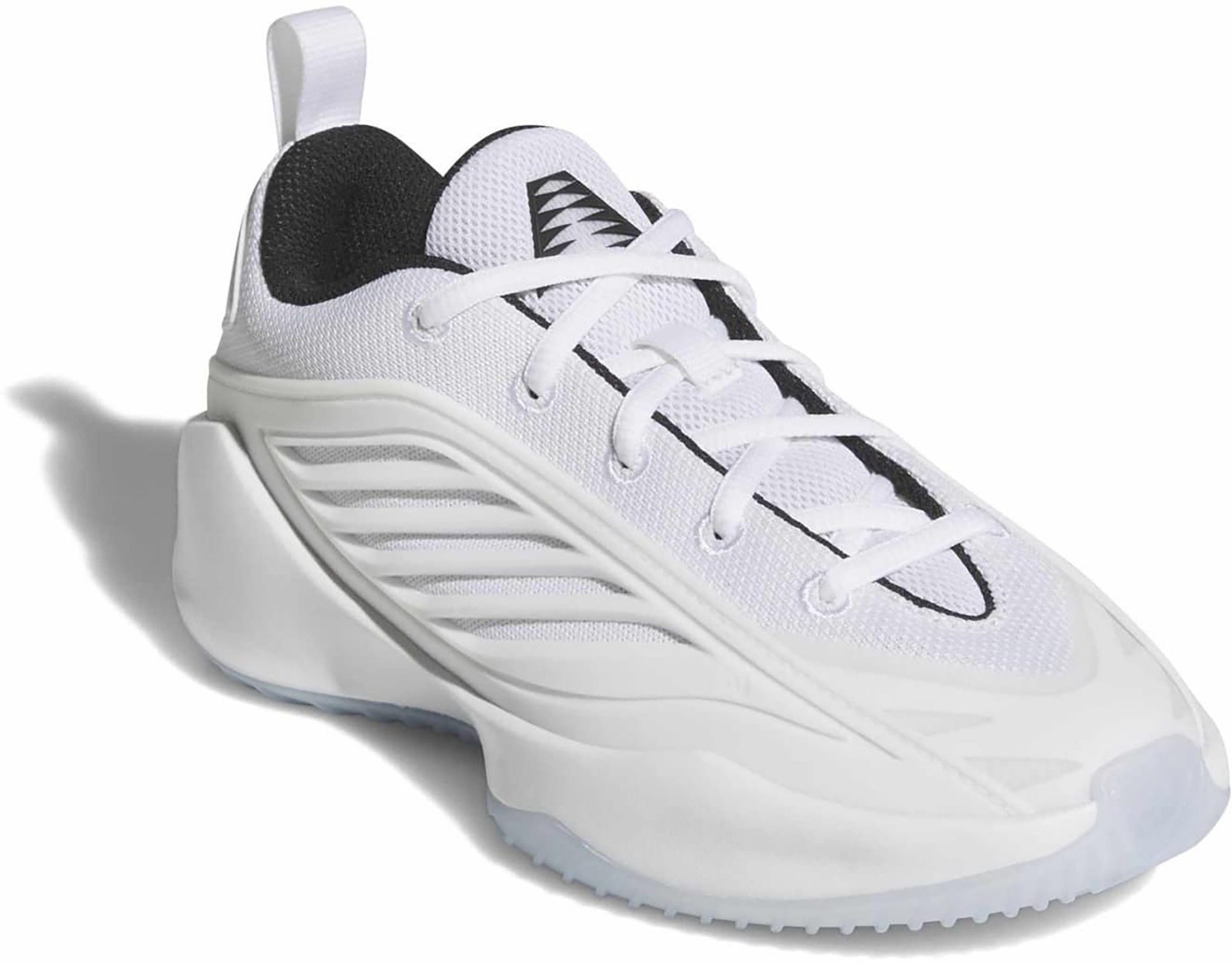 adidas Kids' Grade School Believe That. 1 Basketball Shoes - Ftwr White/Core Black/Ftwr White - View 6