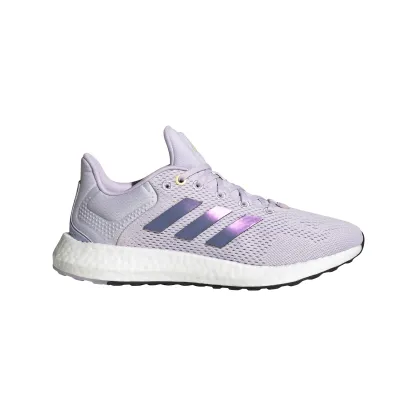 adidas Women's Pureboost 21 Running Shoes - Purple - View 1