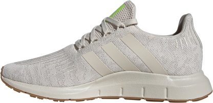adidas Men's Swift Run 1.0 Shoes - White/Lucid Lemon - View 3