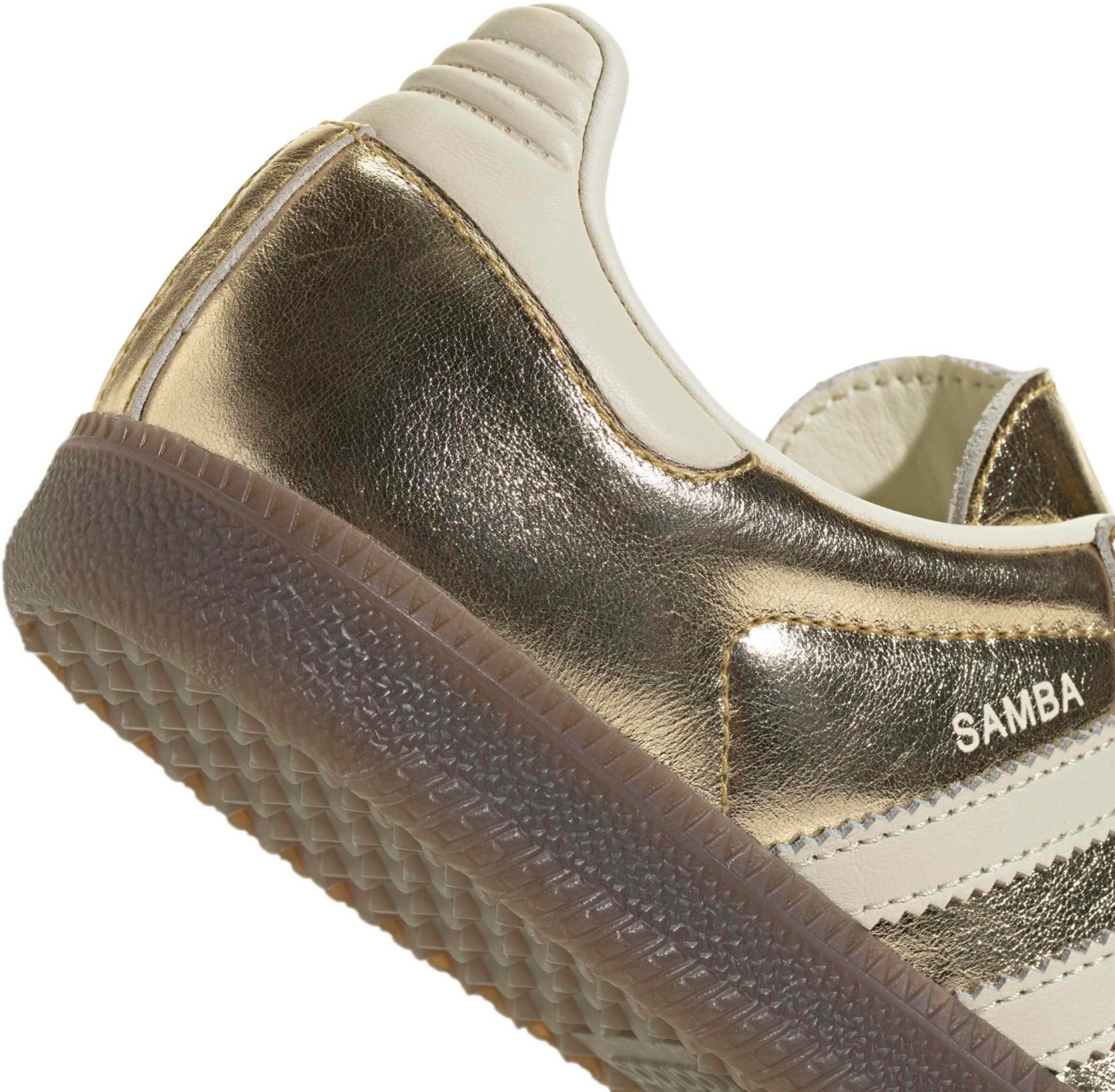 adidas Women's Samba OG Shoes - Gold Mtlc/Off White/Gum5 - View 8