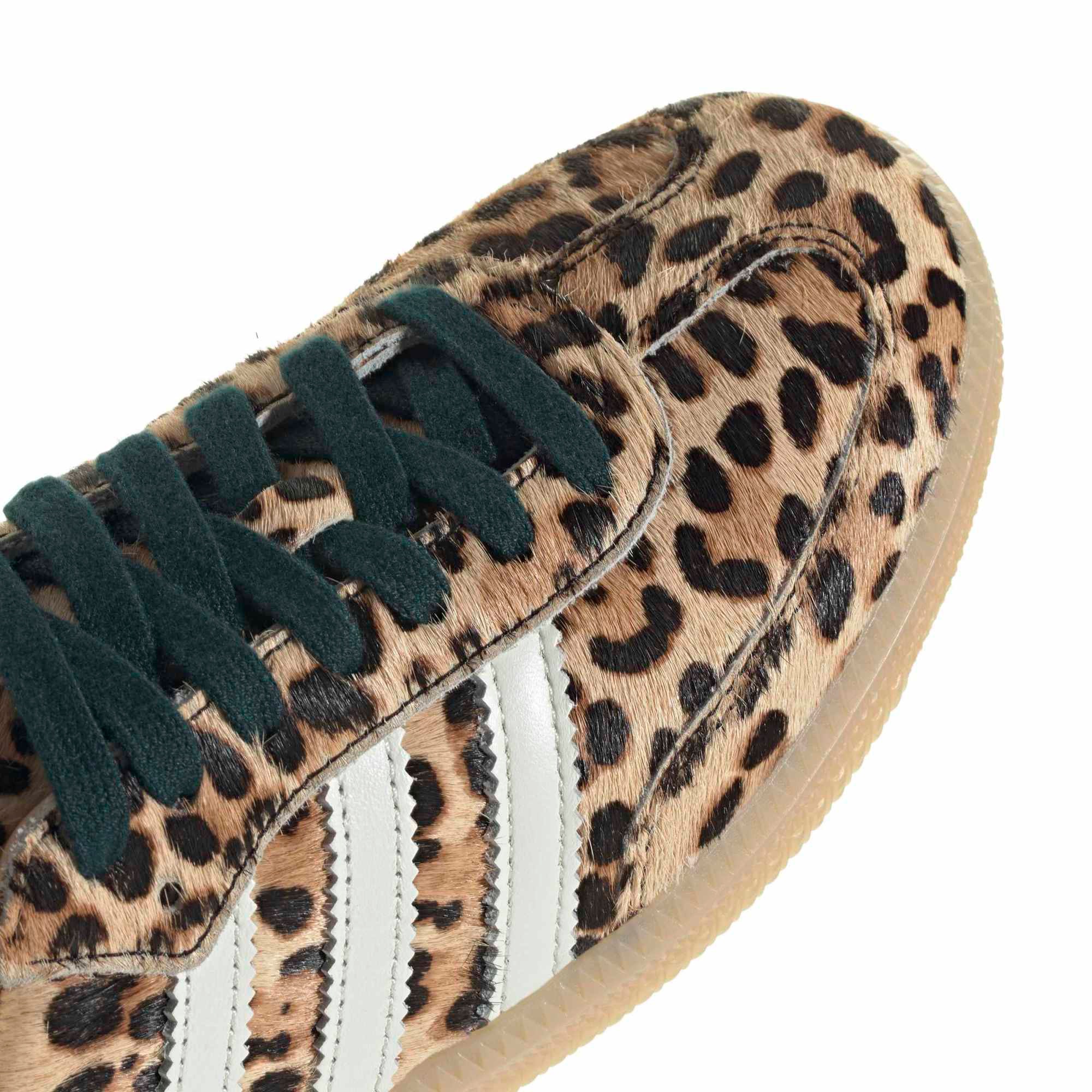adidas Women's Samba OG Shoes - Cheetah Pony Hair/Ivory - View 7