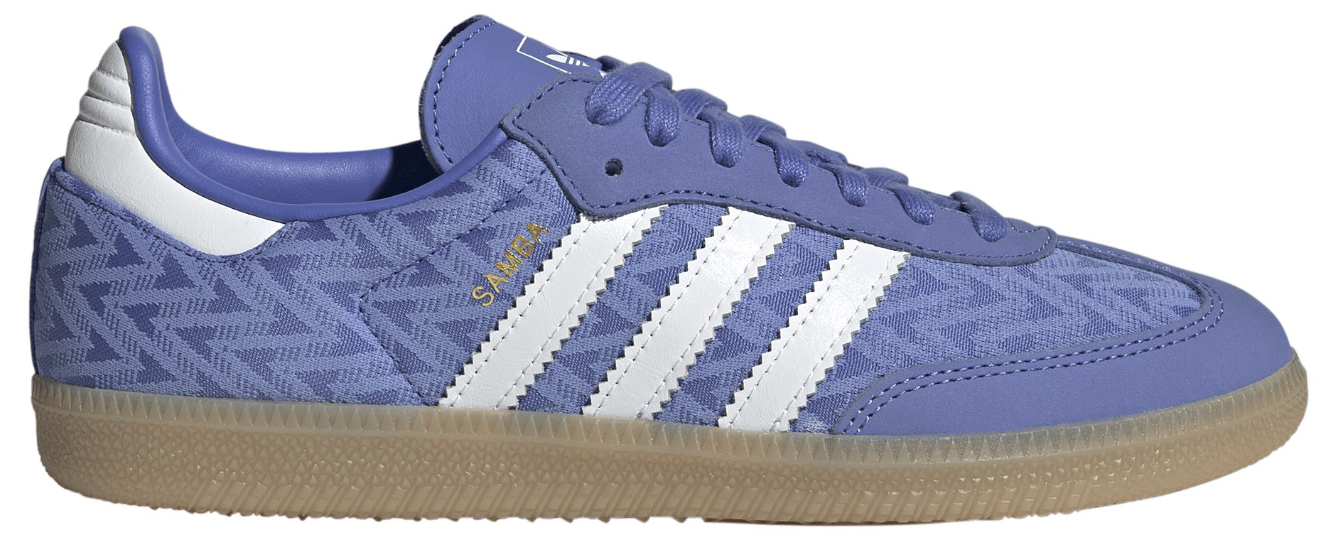adidas Women's Samba OG Shoes - Real Lilac/Ftwr White/Gold Met - View 1