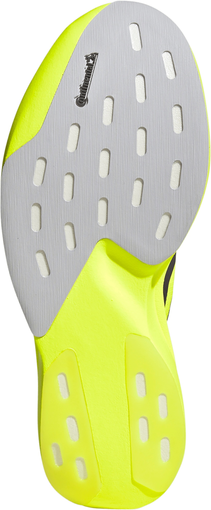adidas Men's Adizero EVO SL Woven Running Shoes - Solar Yellow/Aurora Plum/Powder Plum - View 3