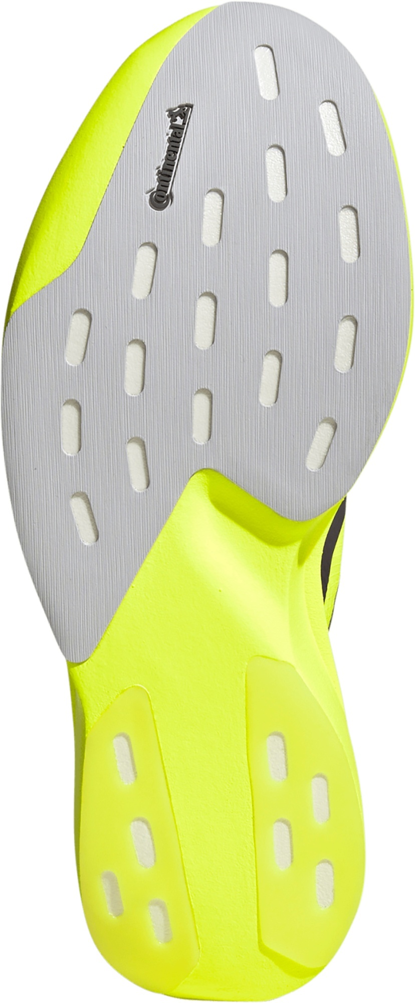 adidas Men's Adizero EVO SL Woven Running Shoes - Solar Yellow/Aurora Plum/Powder Plum - View 3