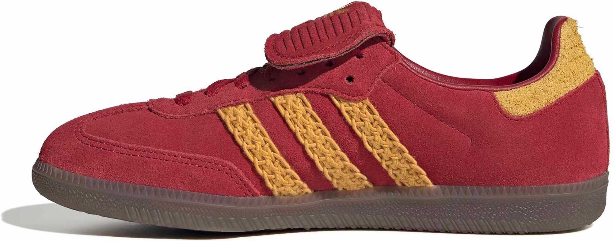 adidas Women's Long Tongue Samba Shoes - Eqpment Red/Prelvd Yellow - View 4