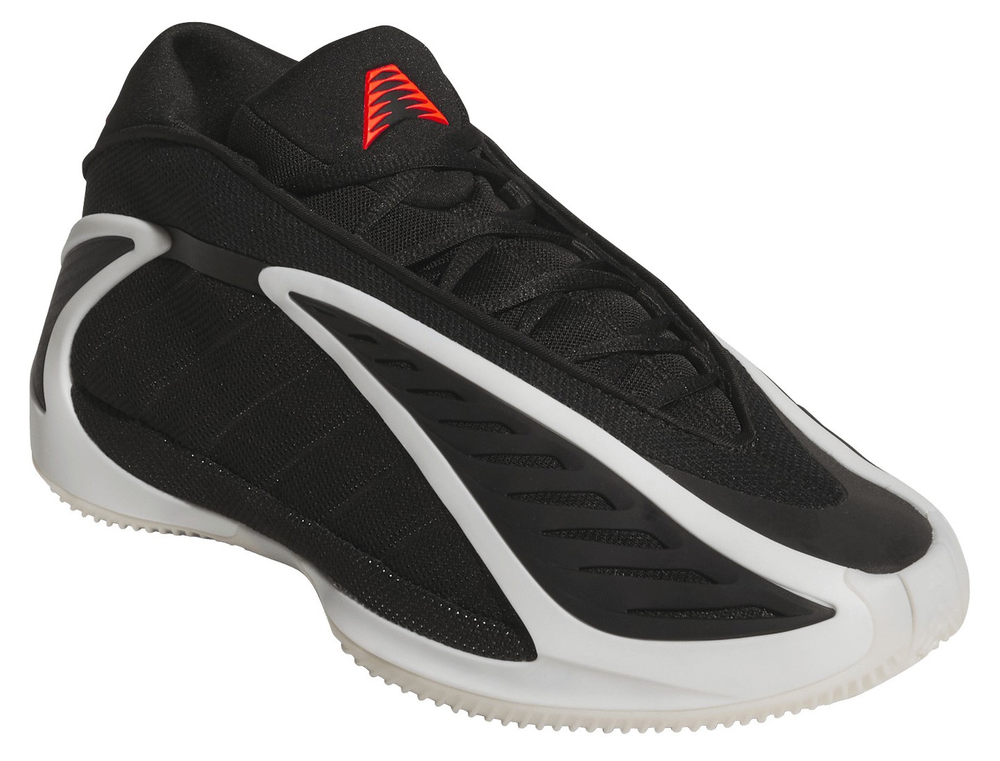 adidas Anthony Edwards 2 'Core Black' Basketball Shoes - Black/Red/Orange - View 5