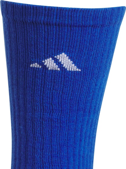 adidas Unisex BAA Graphic Cushioned 3-Pack Crew - Blue/White/Yellow - View 2