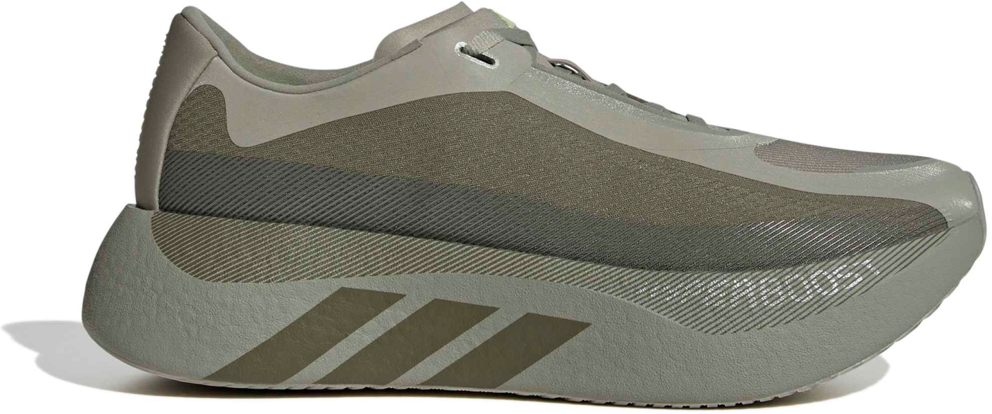 adidas Men's Hyperboost Edge Running Shoes - Silver Pebble/Medium Dark Khaki/Frozen Lemon - View 1