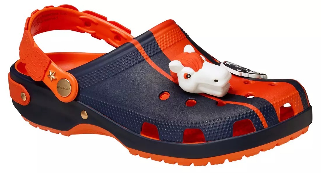 Crothtcs NFthtL Classic Denver Broncos Clogs
