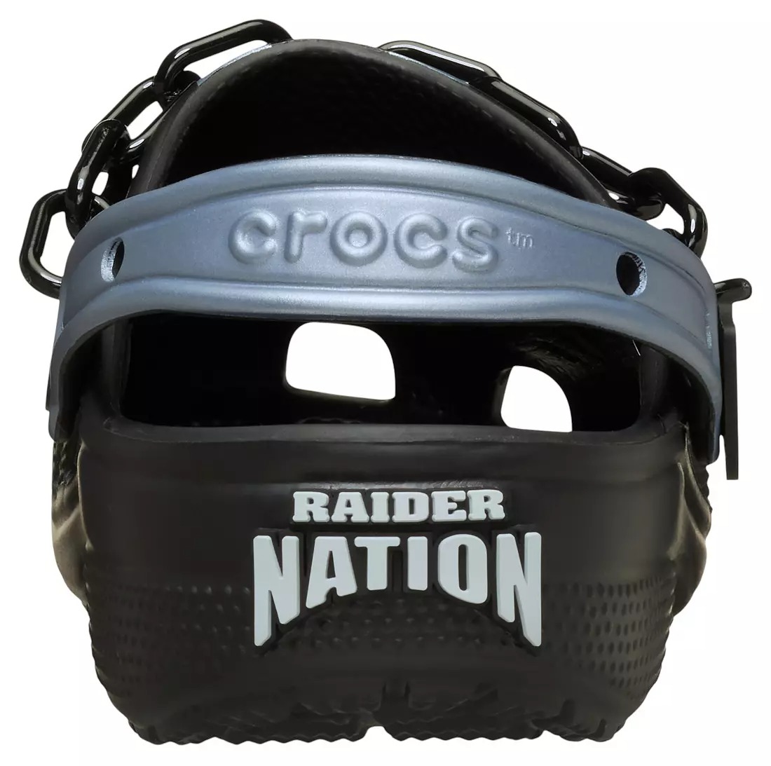 Crothtcs NFthtL Classic Las Vegas Raiders Clog