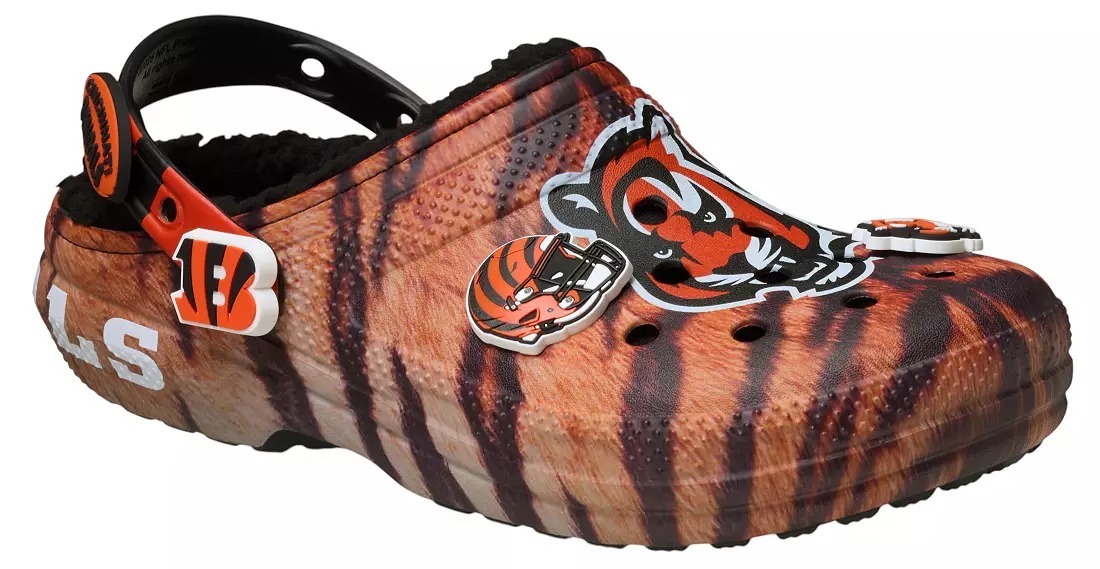 Crothtcs NFthtL Classic Cincinnati Bengals Lined Clog