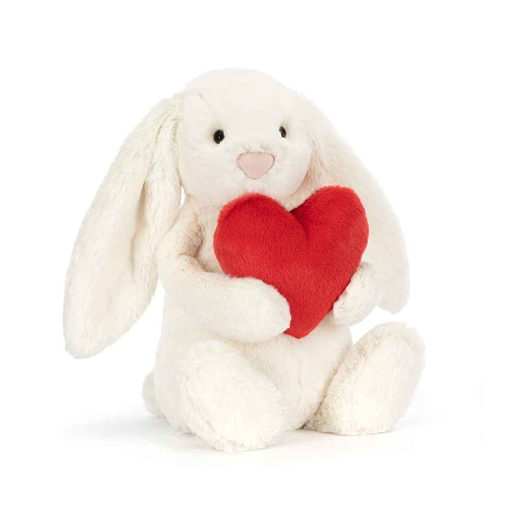Jethtllycat Bashful Red Love Heart Bunny