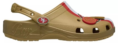 Crothtcs NFthtL Classic San Francisco 49ers Clogs