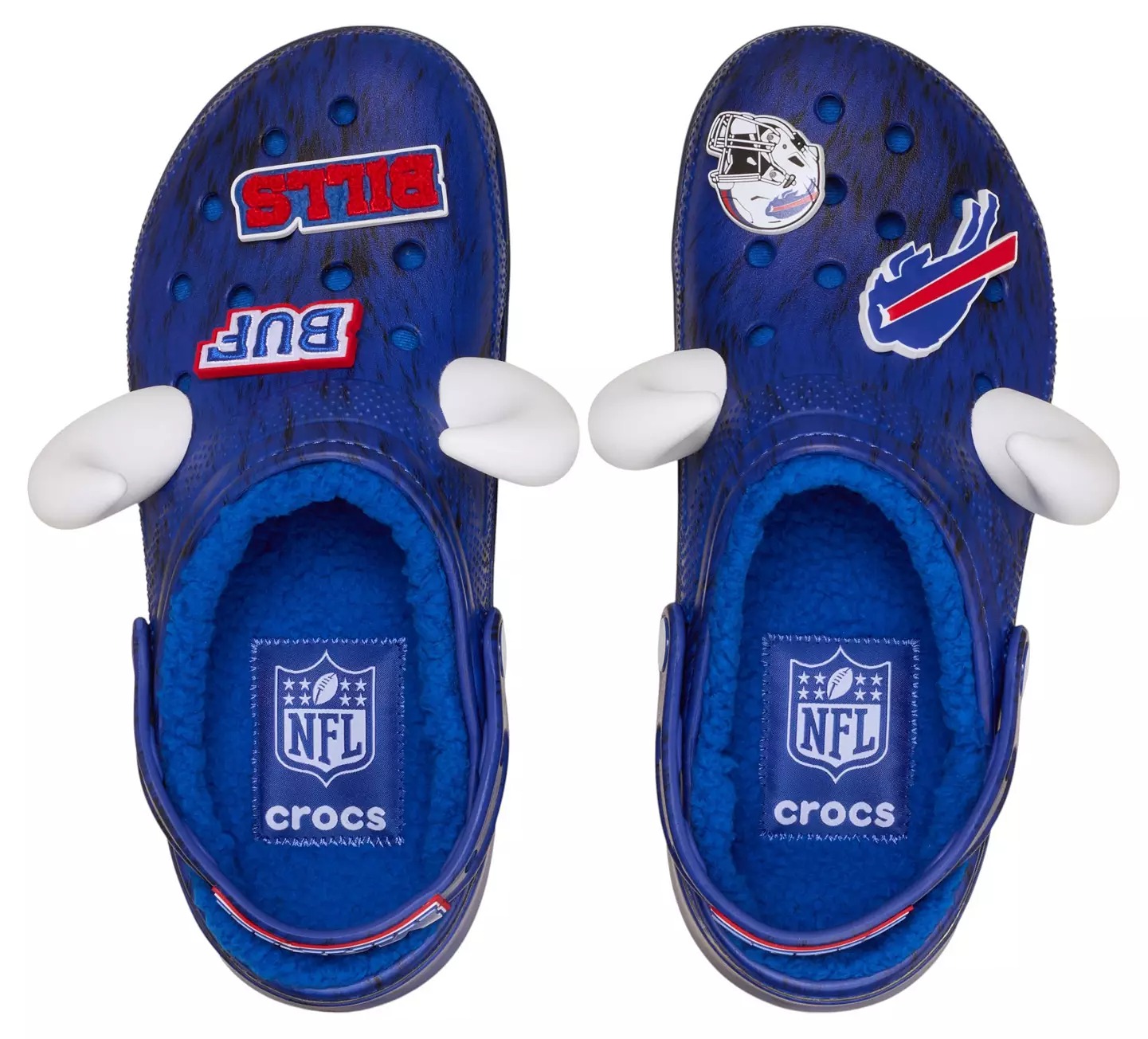 Crothtcs NFthtL Classic Buffalo Bills Lined Clog