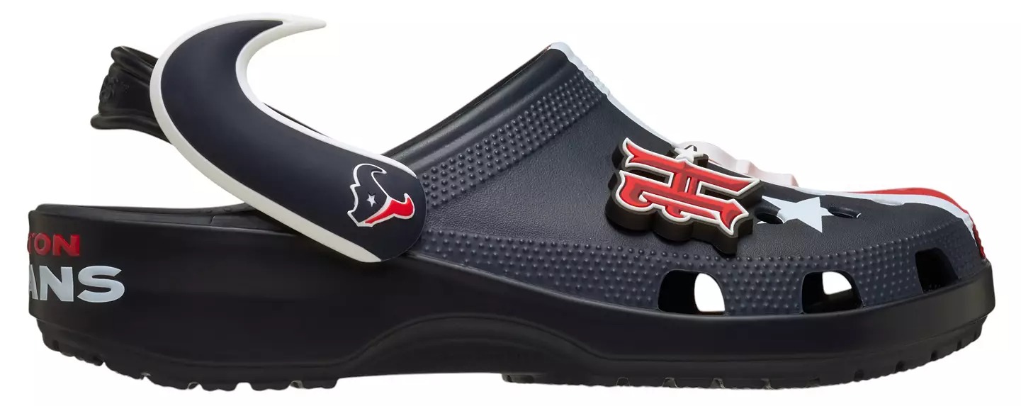 Crothtcs NFthtL Classic Houston Texans Clogs