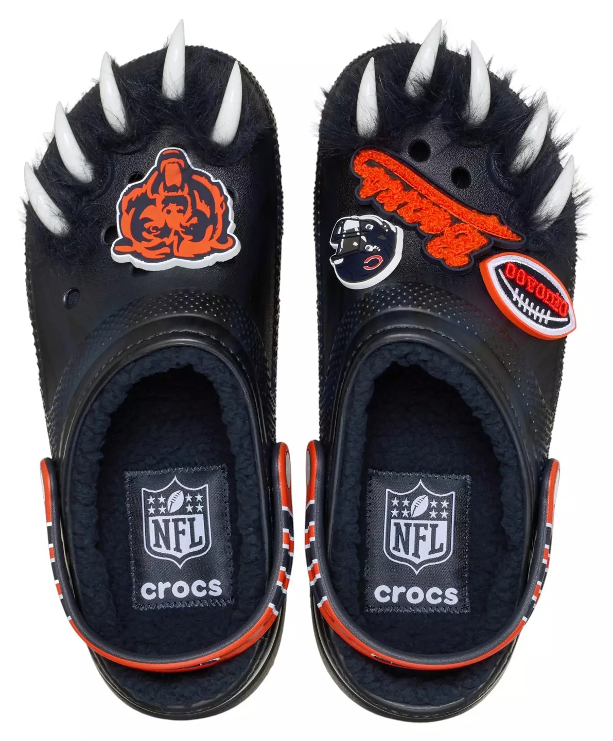Crothtcs NFthtL Classic Chicago Bears Lined Clog