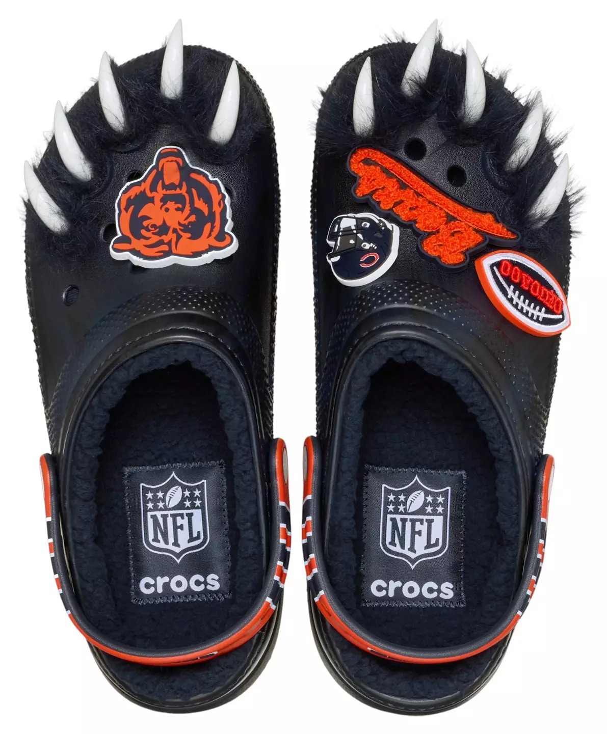 Crothtcs NFthtL Classic Chicago Bears Lined Clog
