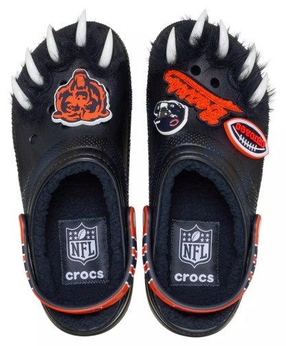Crothtcs NFthtL Classic Chicago Bears Lined Clog
