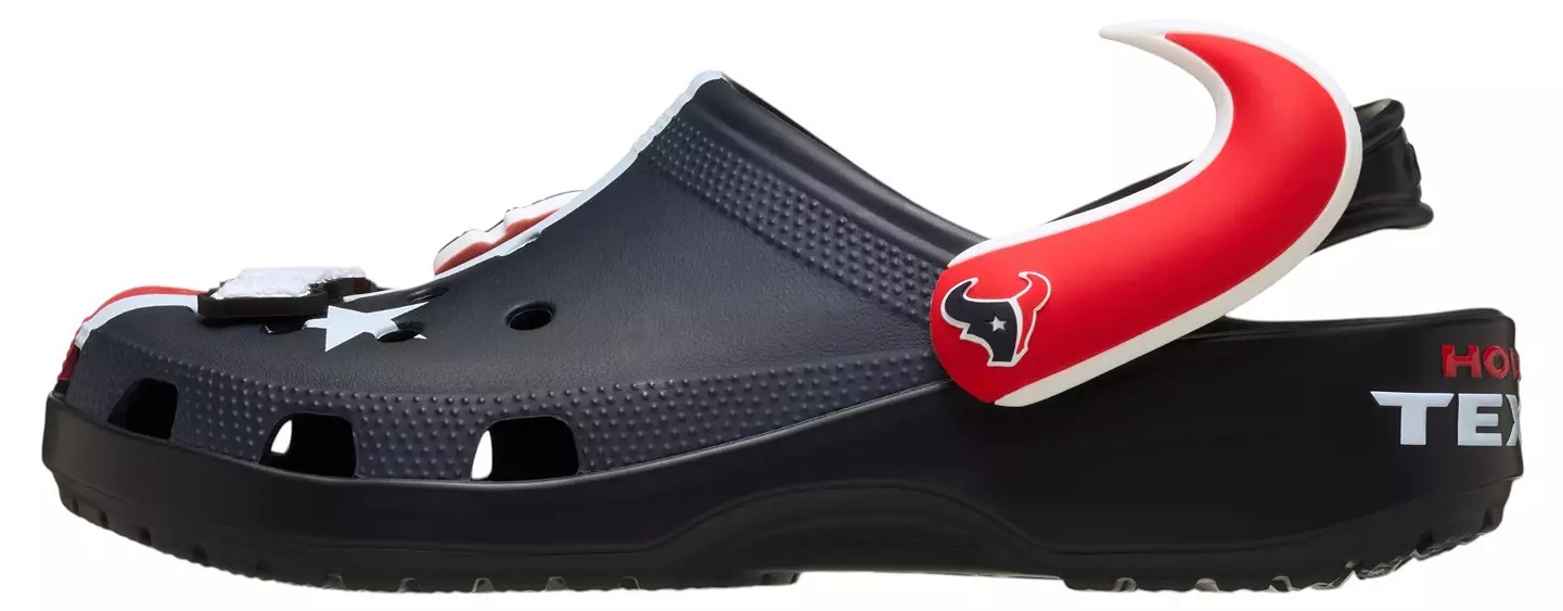 Crothtcs NFthtL Classic Houston Texans Clogs