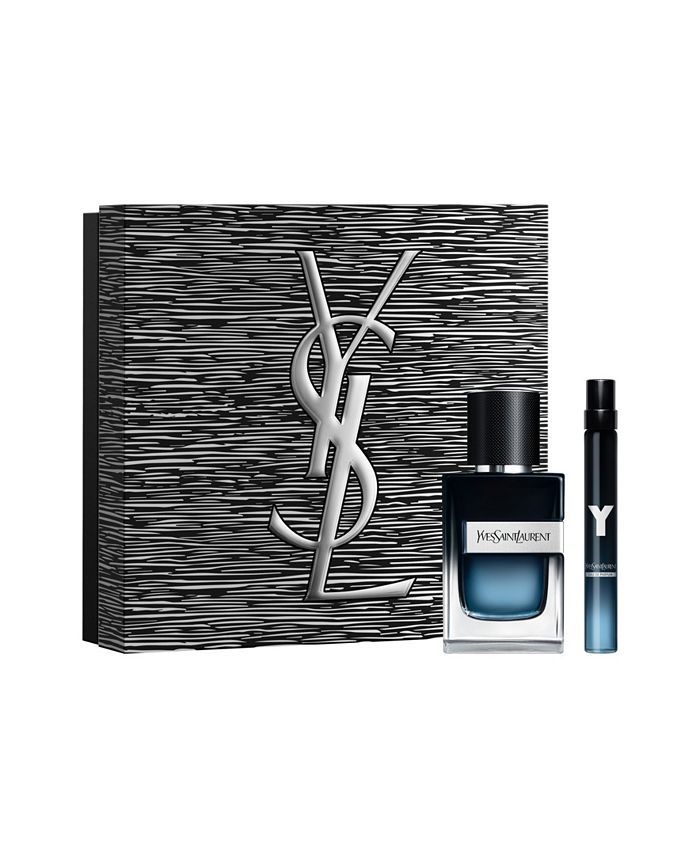 Ythtves Saint Lauthtrent Y 2 pc. Eau de Parfum Mini Cologne and Travel Spray Gift Set