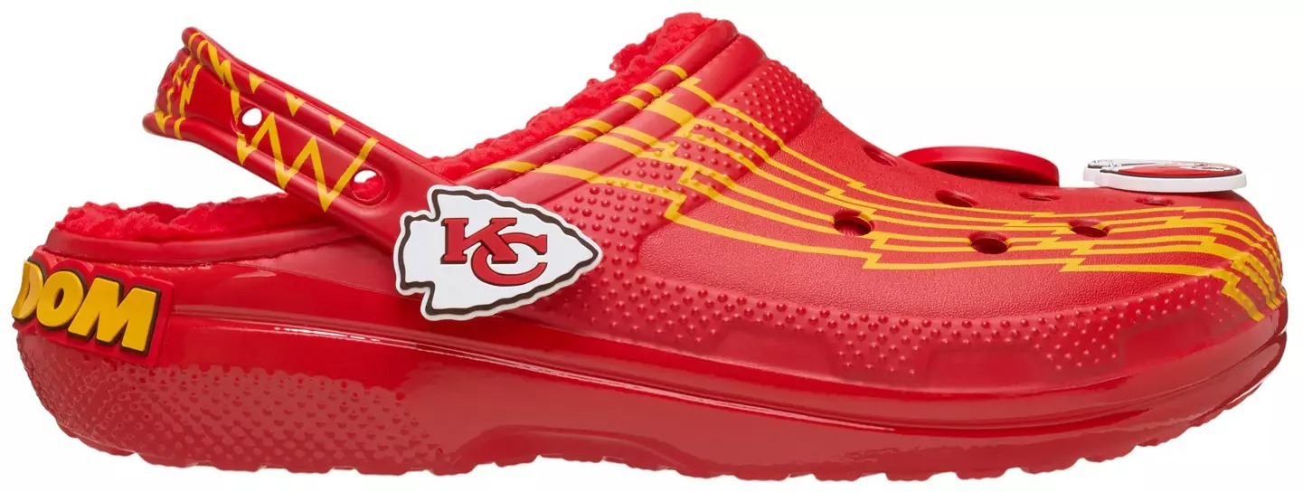 Crothtcs NFthtL Classic Kansas City Chiefs Lined Clog