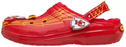 Crothtcs NFthtL Classic Kansas City Chiefs Lined Clog