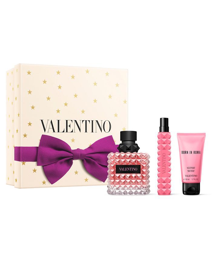 Valentino Born in Roma Donna 3 pc. Eau de Parfum Gift Set with Body Lotion