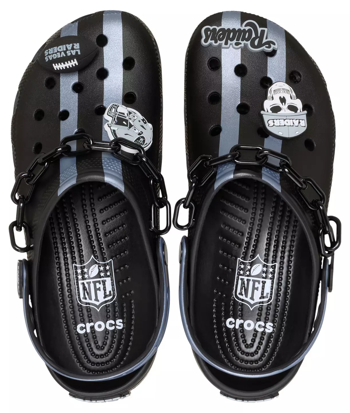 Crothtcs NFthtL Classic Las Vegas Raiders Clog