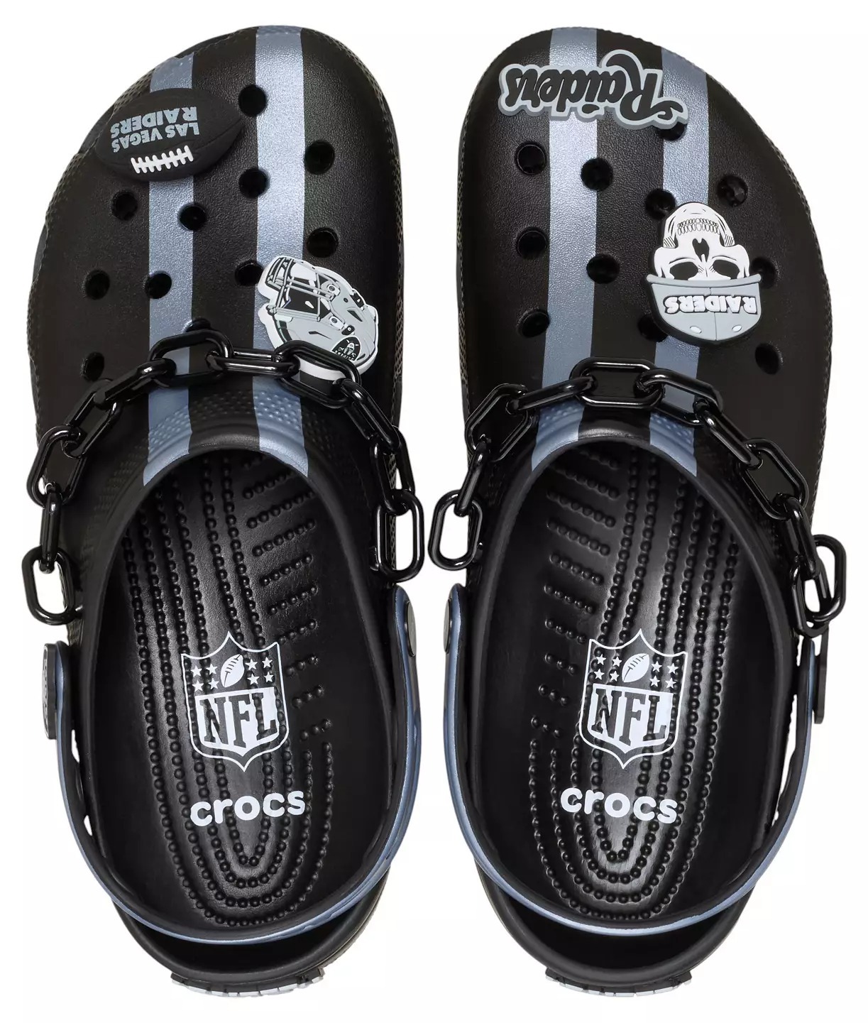 Crothtcs NFthtL Classic Las Vegas Raiders Clog