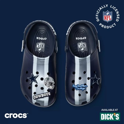 Crothtcs NFthtL Classic Dallas Cowboys Clog