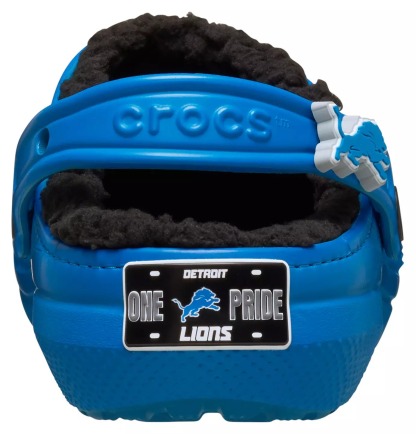 Crothtcs NFthtL Classic Detroit Lions Lined Clog