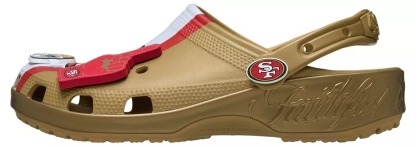 Crothtcs NFthtL Classic San Francisco 49ers Clogs