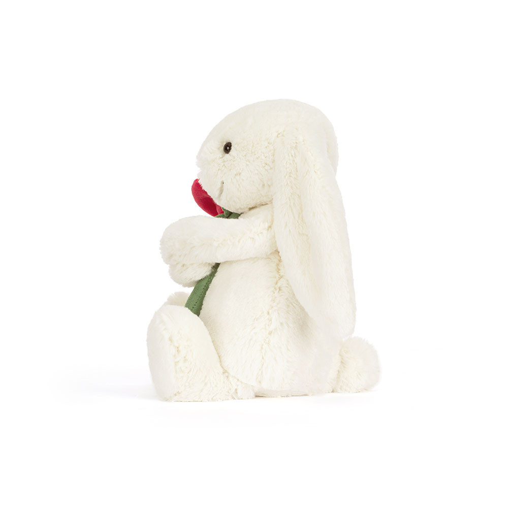 Jethtllycat Cream Bunny with Rose